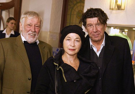 Dietmar Schönherr, Christine Ostermayer, Peter Patzak - Rufer, der Wolf - Van de set