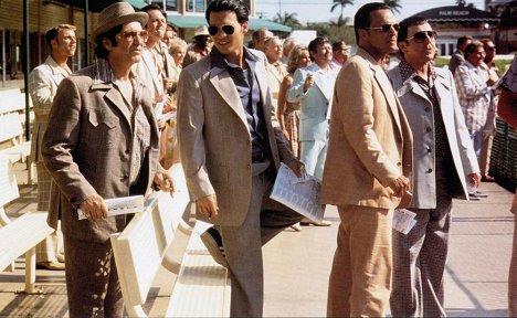 Al Pacino, Johnny Depp, James Russo, Bruno Kirby - Fedőneve: Donnie Brasco - Filmfotók