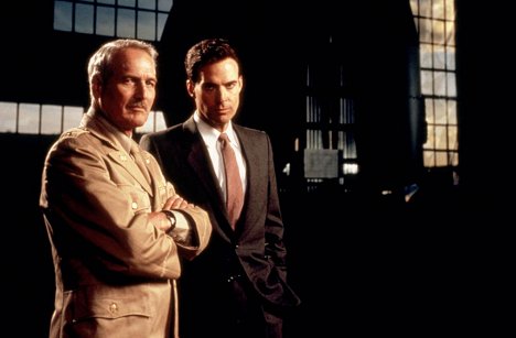 Paul Newman, Dwight Schultz - Die Schattenmacher - Werbefoto