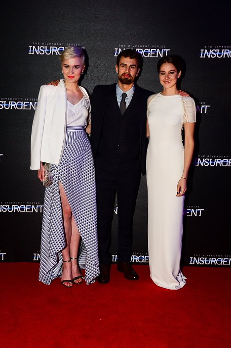 Veronica Roth, Theo James, Shailene Woodley - The Divergent Series: Insurgent - Events