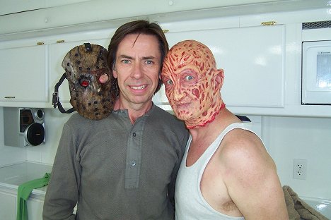 Robert Englund - Freddy vs. Jason - Van de set