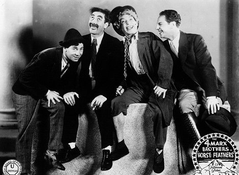 Chico Marx, Groucho Marx, Harpo Marx, Zeppo Marx - Horse Feathers - Lobbykaarten