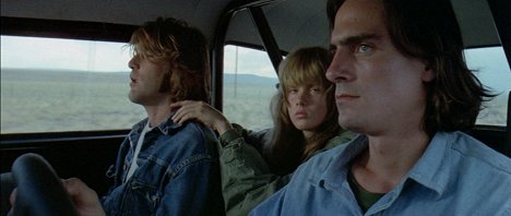 Dennis Wilson, Laurie Bird, James Taylor - Two-Lane Blacktop - Van film
