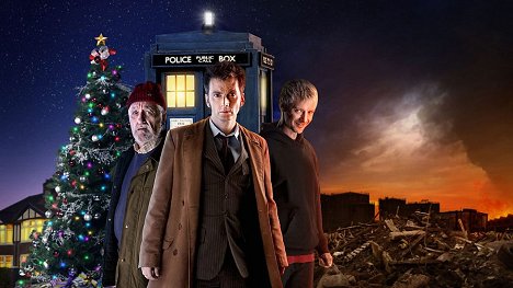 Bernard Cribbins, David Tennant, John Simm - Doctor Who - Filmfotos