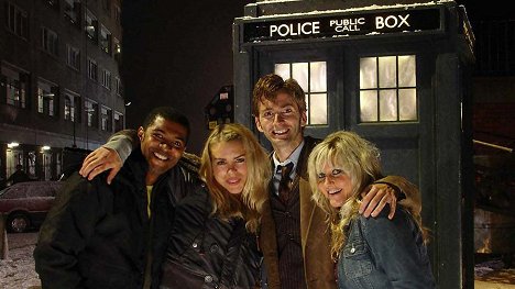 Noel Clarke, Billie Piper, David Tennant, Camille Coduri - Doctor Who - Filmfotos