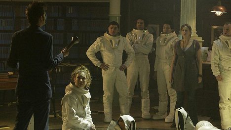 Alex Kingston, Harry Peacock, O.T. Fagbenle, Jessika Williams, Catherine Tate - Doctor Who - Silence in the Library - Photos