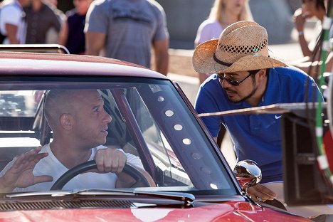 Vin Diesel, Justin Lin - Fast & Furious 6 - Dreharbeiten