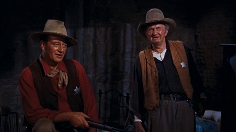 John Wayne, Walter Brennan - Rio Bravo - Filmfotók