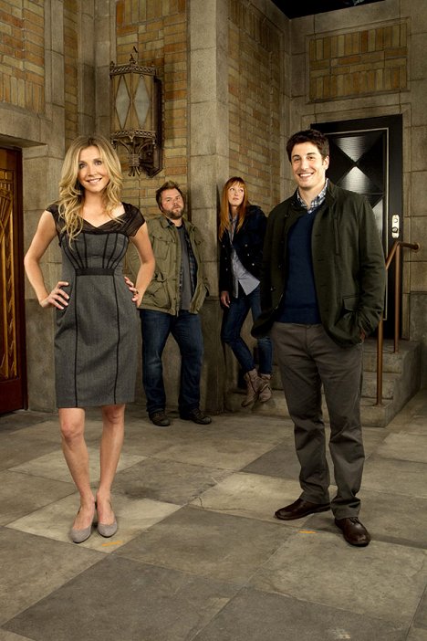 Sarah Chalke, Tyler Labine, Judy Greer, Jason Biggs - Mad Love - Promoción