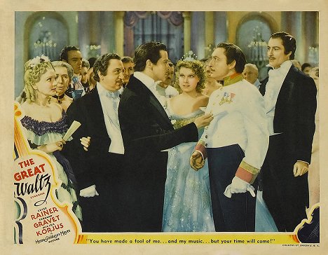 Miliza Korjus, Fernand Gravey, Lionel Atwill - The Great Waltz - Cartes de lobby