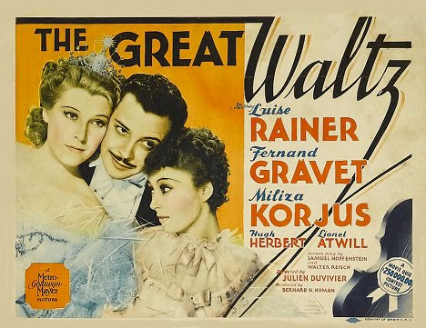 Miliza Korjus, Fernand Gravey, Luise Rainer - The Great Waltz - Vitrinfotók