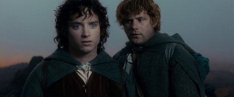 Elijah Wood, Sean Astin - Der Herr der Ringe - Die Gefährten - Filmfotos