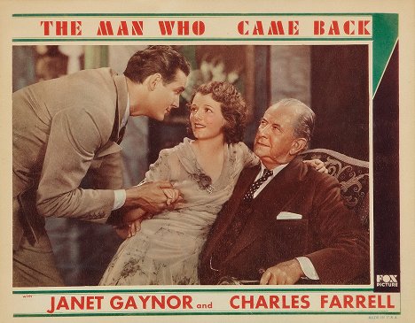 Charles Farrell, Janet Gaynor - The Man Who Came Back - Cartões lobby