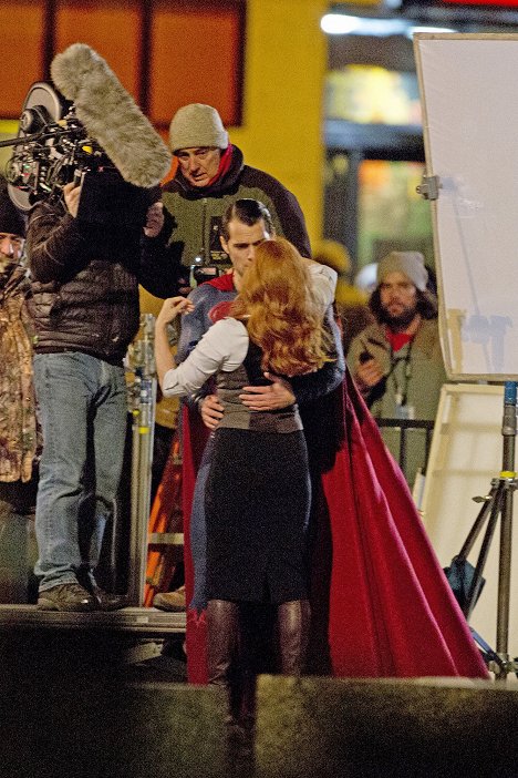 Henry Cavill, Amy Adams - Batman Superman ellen - Az igazság hajnala - Forgatási fotók