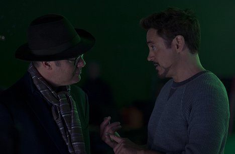 James Spader, Robert Downey Jr. - Avengers: Age of Ultron - Z natáčení