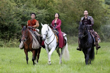 Luke Youngblood, Karen David, Joshua Sasse - Galavant - Joust Friends - Photos