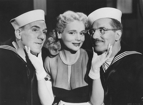William Bendix, Marie Wilson, Groucho Marx - A Girl in Every Port - Werbefoto
