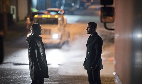 Karl Yune, Stephen Amell - Arrow - The Offer - Photos