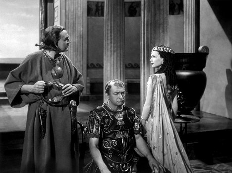 Cecil Parker, Claude Rains, Vivien Leigh - Caesar und Cleopatra - Filmfotos
