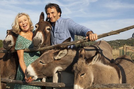 Jutta Speidel, Bruno Maccallini - Zwei Esel auf Sardinien - Werbefoto
