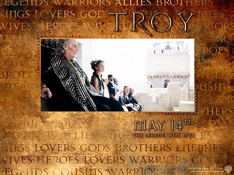 Peter O'Toole, Saffron Burrows - Troja - Lobbykarten