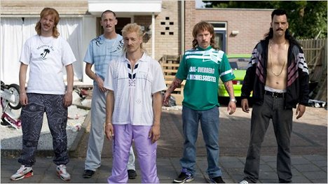 Steffen Haars, Wesley van Gaalen, Huub Smit, Tim Haars, Flip Van der Kuil - New Kids Turbo - Filmfotos