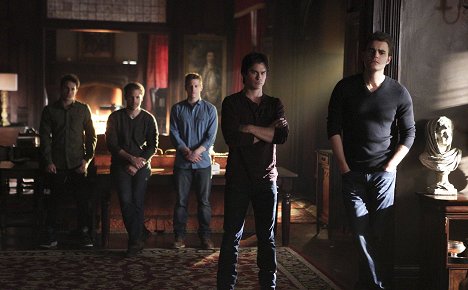 Michael Trevino, Matthew Davis, Zach Roerig, Ian Somerhalder, Paul Wesley - The Vampire Diaries - I'm Thinking of You All the While - Photos