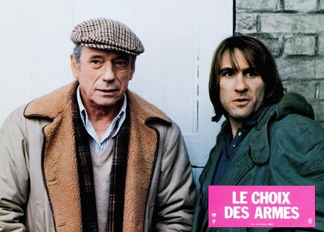 Yves Montand, Gérard Depardieu - Le Choix des armes - Cartões lobby