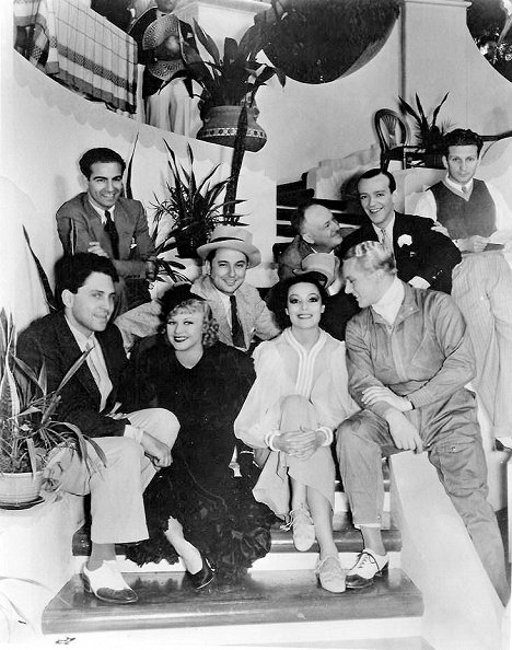 Ginger Rogers, Dolores del Rio, Gene Raymond, Fred Astaire - Flying Down to Rio - Kuvat kuvauksista
