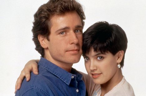 Michael E. Knight, Phoebe Cates - Date with an Angel - Werbefoto