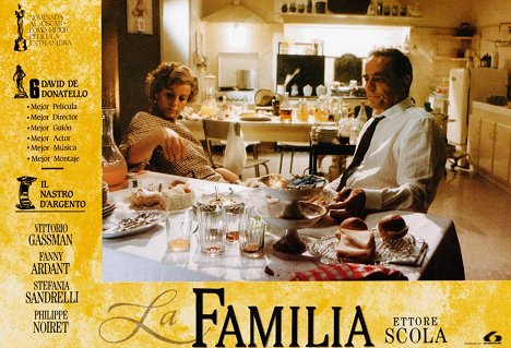 Stefania Sandrelli, Vittorio Gassman - La familia - Fotocromos