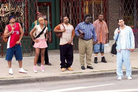Michael Ealy, Eve, Leonard Earl Howze, Ice Cube, Cedric the Entertainer, Kenan Thompson, Troy Garity - Barbershop 2: Back in Business - Photos