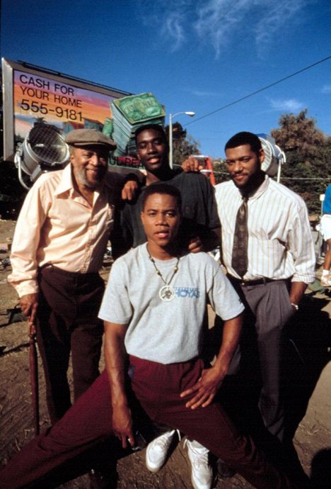 Whitman Mayo, Cuba Gooding Jr., Laurence Fishburne - Boyz N The Hood - Werbefoto