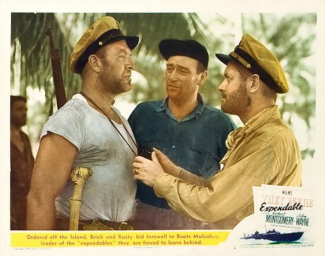 Ward Bond, John Wayne, Robert Montgomery - Schnellboote vor Bataan - Lobbykarten