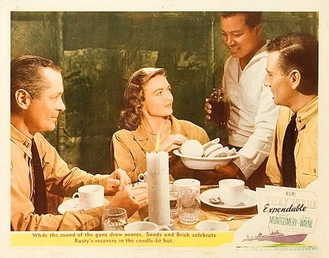 Robert Montgomery, Donna Reed, John Wayne - They Were Expendable - Lobby Cards