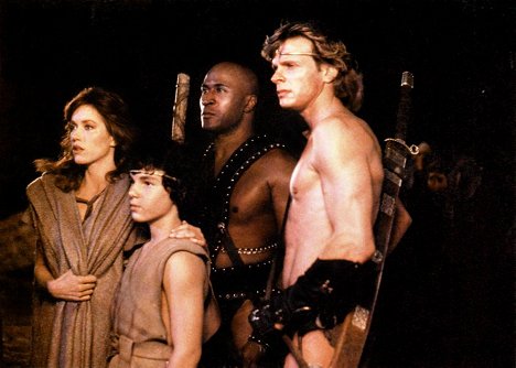 Tanya Roberts, John Amos, Marc Singer - The Beastmaster - Photos