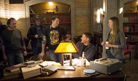 Misha Collins, Jensen Ackles - Supernatural - Abaddons Plan - Dreharbeiten