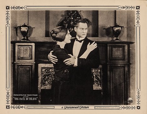Seena Owen, Lionel Barrymore - The Face in the Fog - Lobbykarten