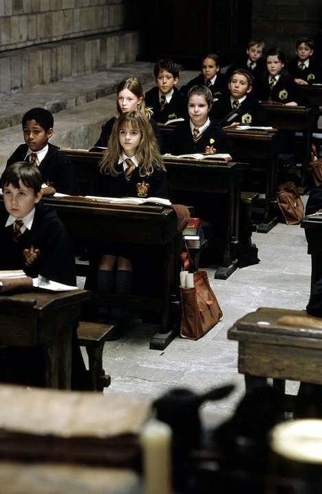Matthew Lewis, Alfred Enoch, Emma Watson - Harry Potter i Kamień Filozoficzny - Z filmu