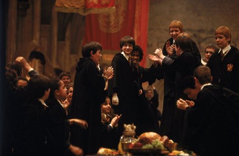 Matthew Lewis, Emma Watson, Daniel Radcliffe, Luke Youngblood, James Phelps, Alfred Enoch, Sean Biggerstaff, Oliver Phelps - Harry Potter and the Philosopher's Stone - Photos