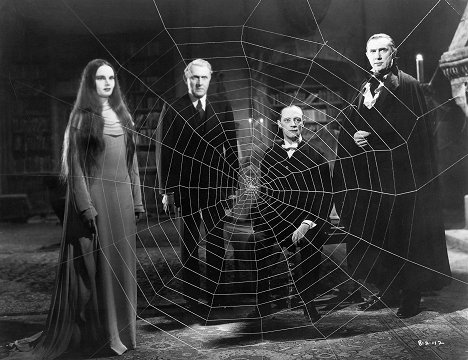 Carroll Borland, Holmes Herbert, James Bradbury Jr., Bela Lugosi - Mark of the Vampire - Photos