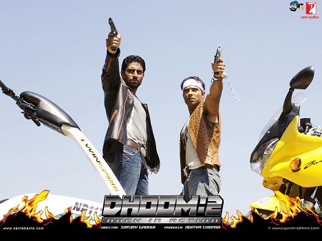 Abhishek Bachchan, Uday Chopra - Dhoom 2 - Back in Action - Lobbykarten