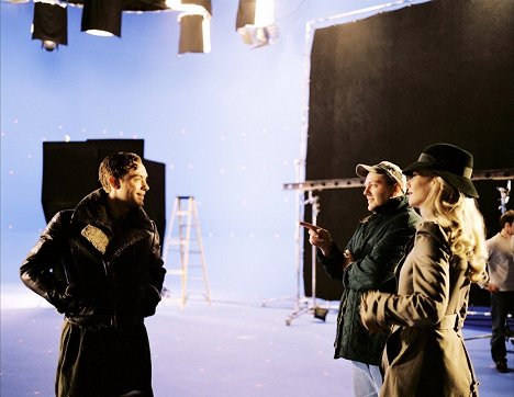 Jude Law, Kerry Conran, Gwyneth Paltrow - Sky Captain and the World of Tomorrow - Dreharbeiten