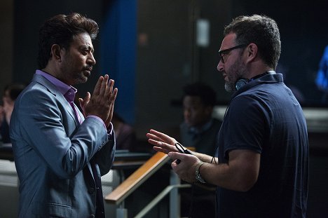 Irrfan Khan, Colin Trevorrow - Jurassic World - Kuvat kuvauksista