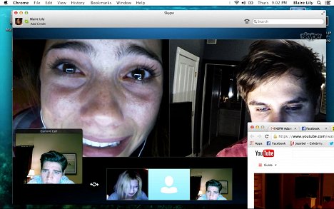 Will Peltz, Shelley Hennig, Renee Olstead, Moses Storm - Unfriended - Film