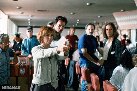 Amanda Plummer, Quentin Tarantino, Lawrence Bender - Pulp Fiction - Making of