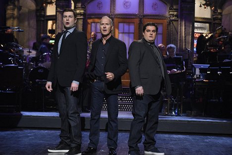 Taran Killam, Michael Keaton, Bobby Moynihan - Saturday Night Live - Do filme