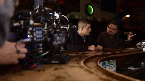 Rami Malek, Christian Slater - Mr. Robot - Dreharbeiten