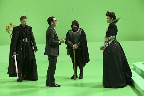 Josh Dallas, Patrick Fischler, Lee Arenberg, Ginnifer Goodwin - Once Upon a Time - Opération Mangouste - Tournage