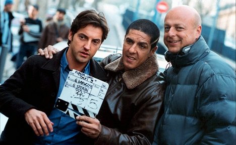 Frédéric Diefenthal, Samy Naceri, Gérard Krawczyk - Taxi 3 - Tournage